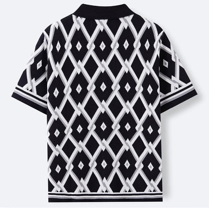 Retro Breeze Silk Longline Shirt