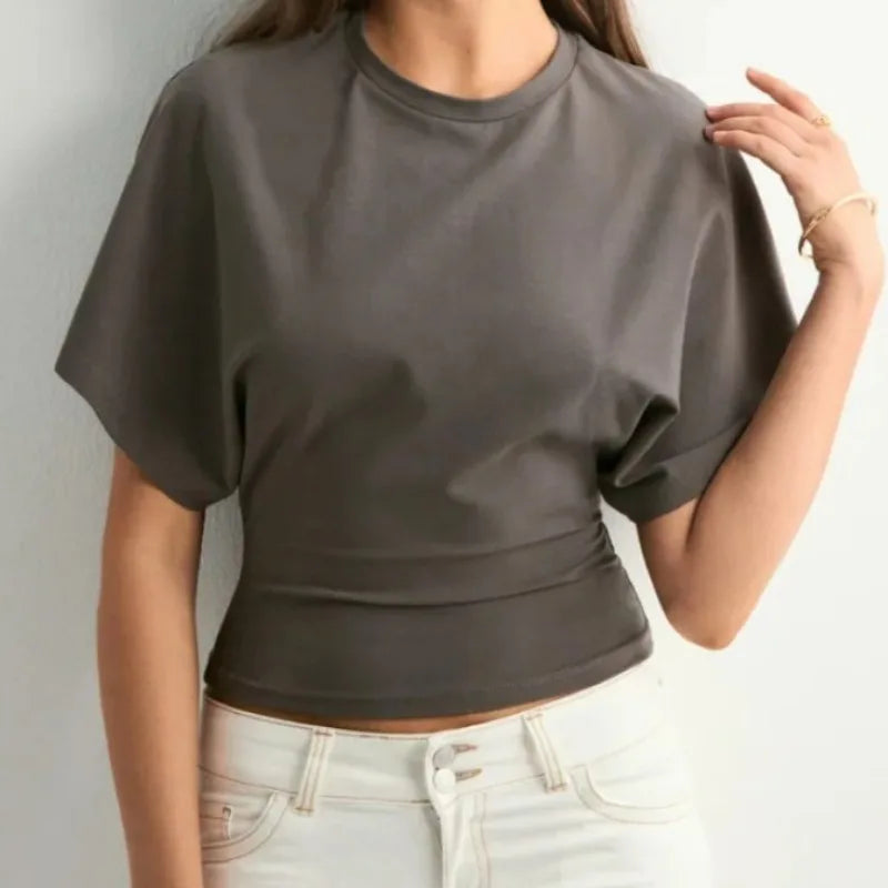 Breathable Solid Color Summer Tee