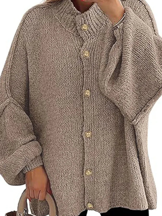 Women’s Loose Long Sleeve Knitted Sweater