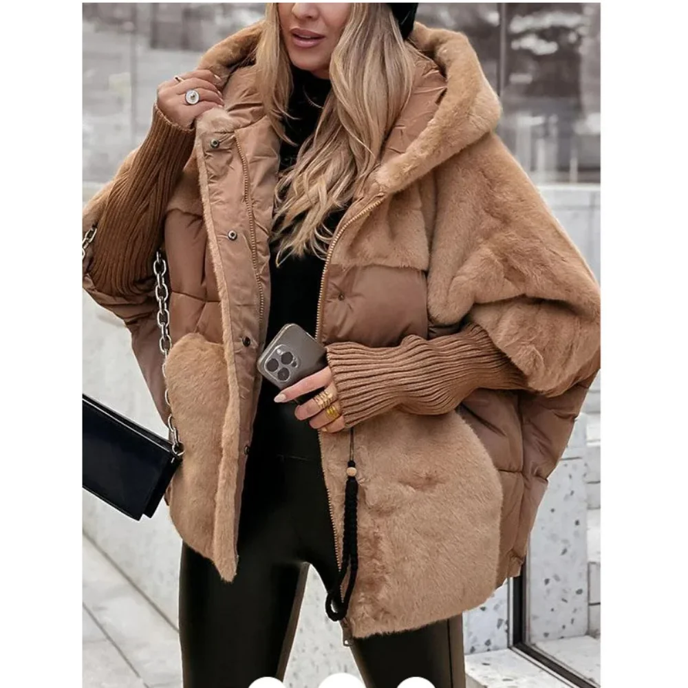 Frost Glow Hooded Down Jacket