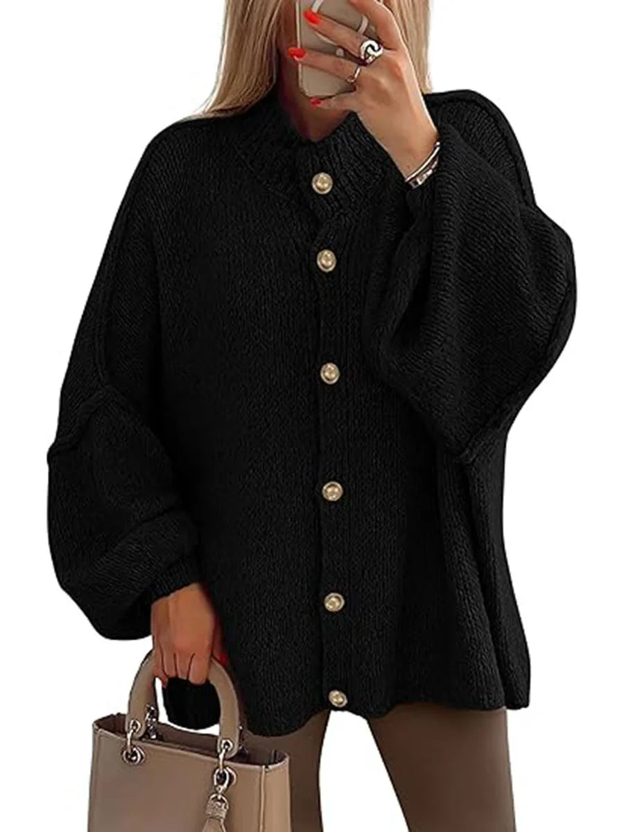 Women’s Loose Long Sleeve Knitted Sweater