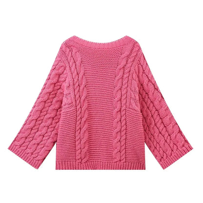 Twist Loom Chunky Knit Pullover Sweater