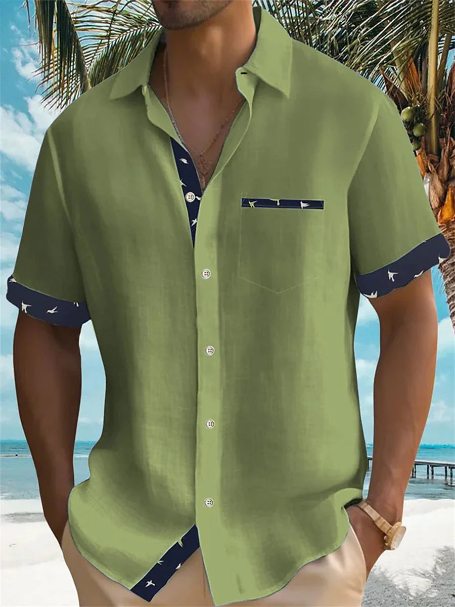 Tropic Vibe Men's Beach Shirt