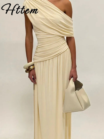 Effortless Chic Asymmetrical Beach Dress