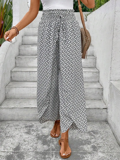 Petal Whisper Wide Leg Pants