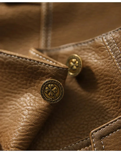 Rebel Gleam Slim Moto Leather Jacket
