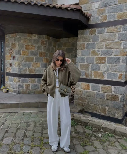 Chic Loose Fit Spring Blazer for Women