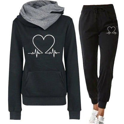 Unisex Printed Hoodie & Pants Set