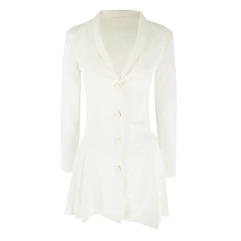 Sleek Charm A-Line Dress