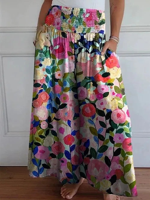 Spring Flow High-Waist Pants