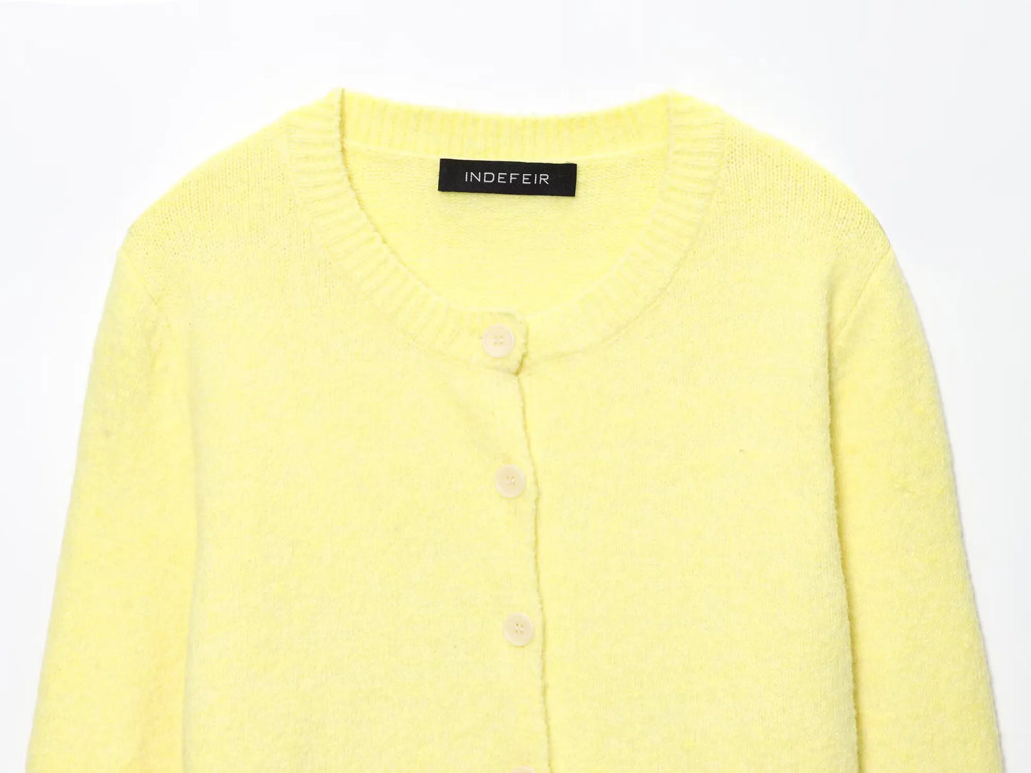 SunMuse Elegant Knit Button Cardigan