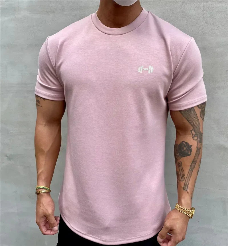 Slim Fit Cotton Gym T-Shirt