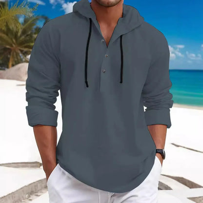 Hooded Twill Shirt