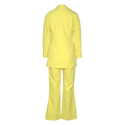 Elegant Long Sleeve Suit & Pants Set