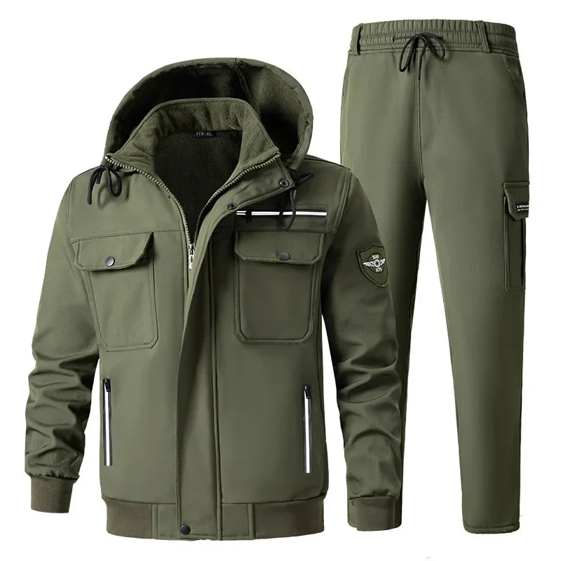 Men’s Waterproof Jacket Set — Warm Winter Outdoor