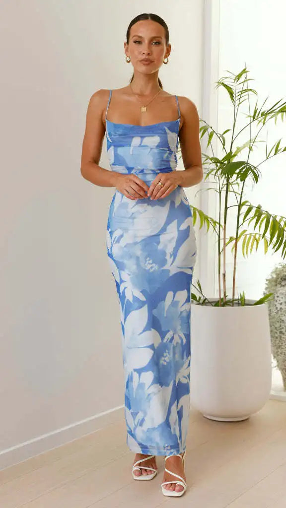 Halter Neck Bodycon Maxi