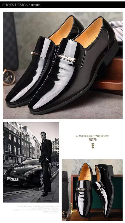 Imperial Gloss Black Oxford Shoes