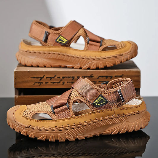 TerraWalk Genuine Leather Men’s Sandals