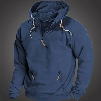 Thick Solid Hooded Men's Hoodie