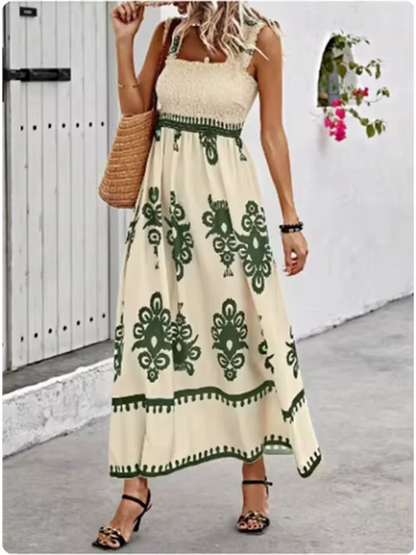 Sunlit Breeze Backless Dress