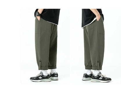 Men’s Cotton Straight Cargo Pants