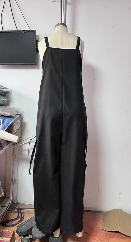 Effortless Charm V-Neck Jumpsuit