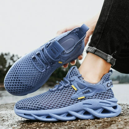 Crossover Hollow Knit Sneakers