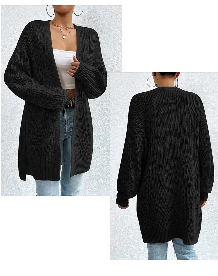 Luxe Ease Long Summer Knit Cardigan