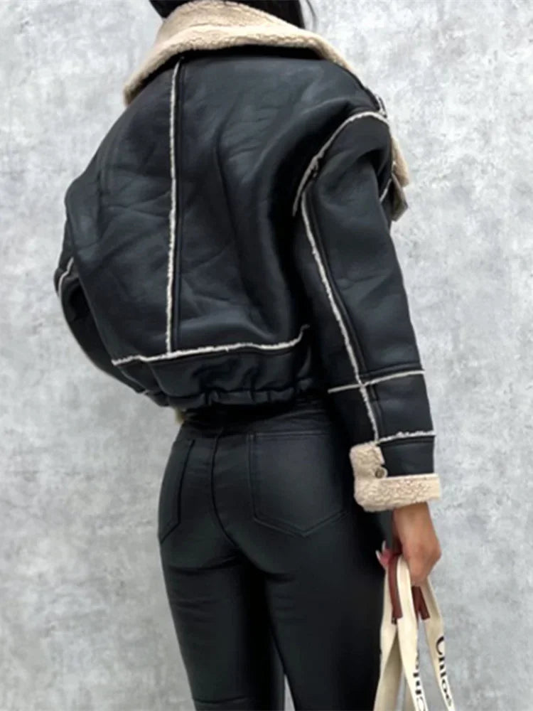 Gothic Zipper Crop Jacket
