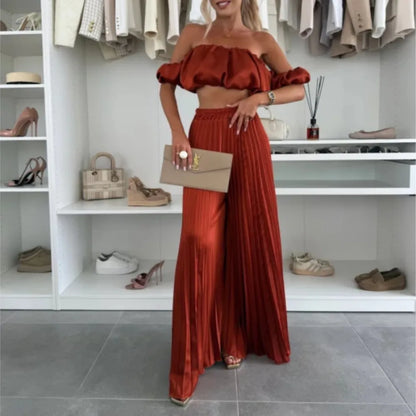 Off-Shoulder Tube Top Set