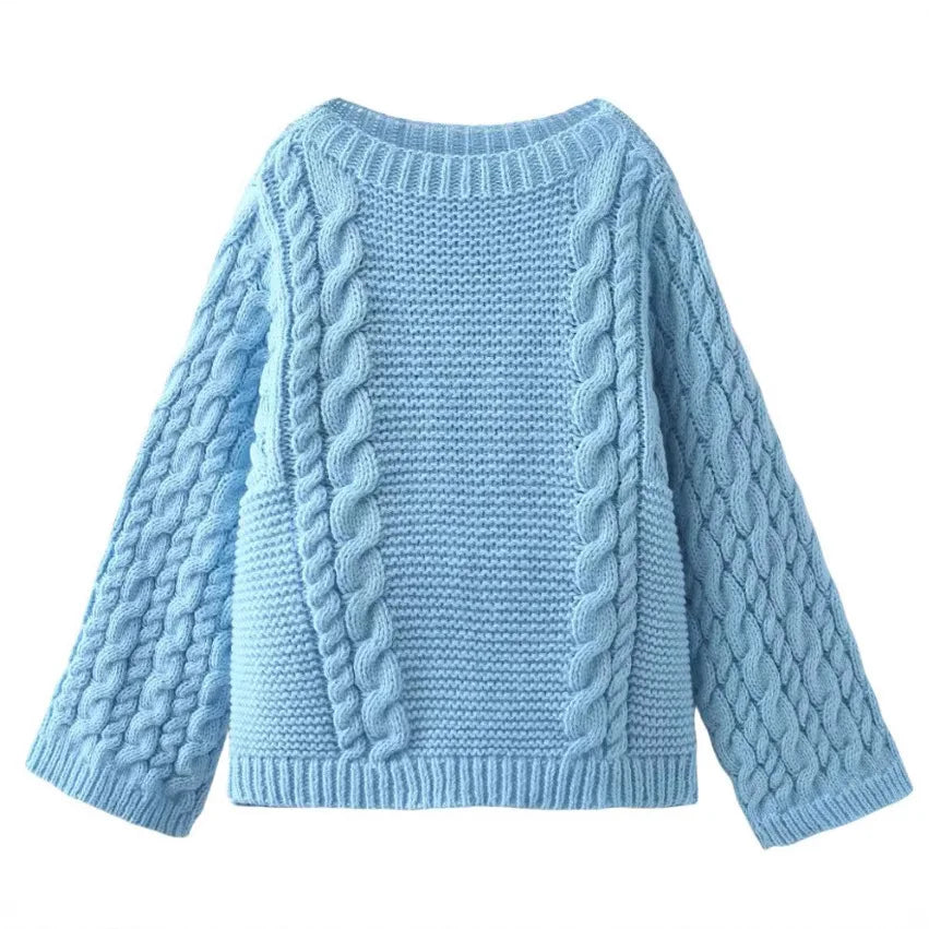 Twist Loom Chunky Knit Pullover Sweater