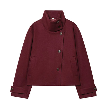 Women's Loose Winter Stand Collar Coat