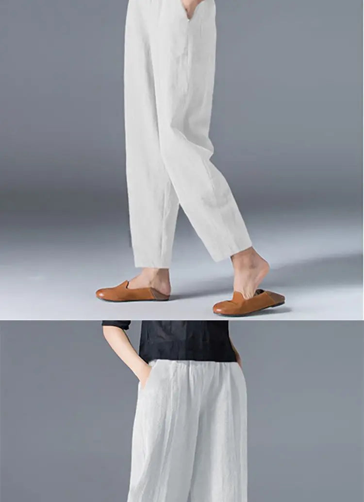 Breezy Ease Cotton Harem Pants