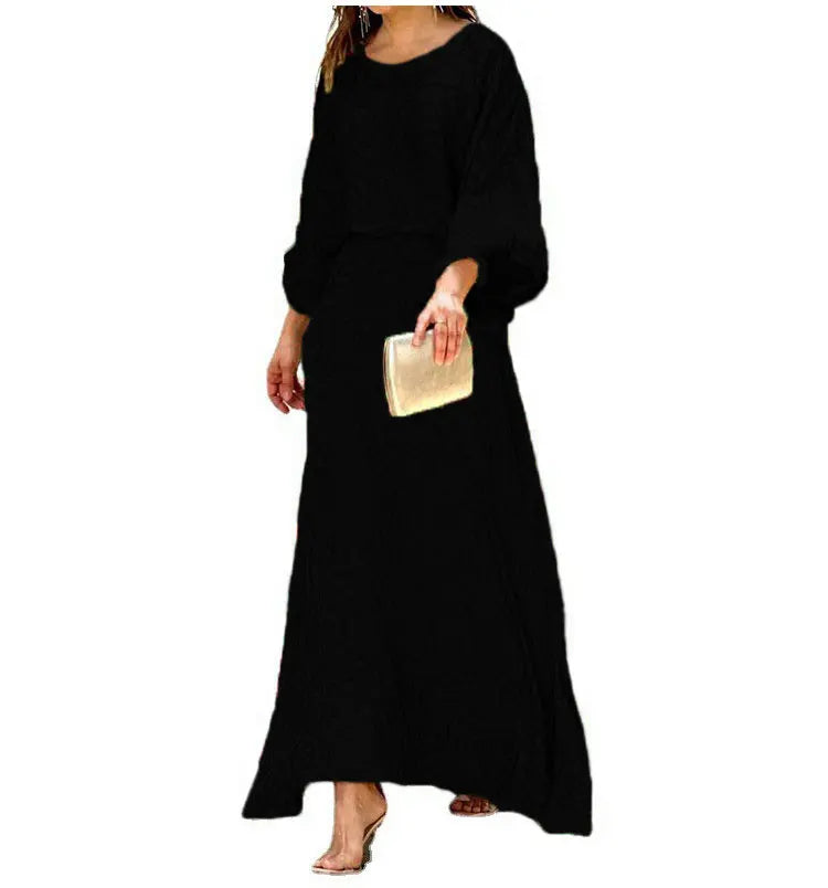 Effortless Elegance Long Sleeve Skirt Set