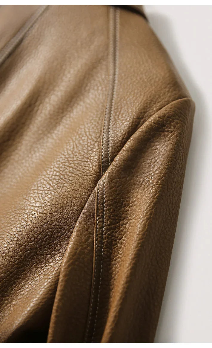 Rebel Gleam Slim Moto Leather Jacket
