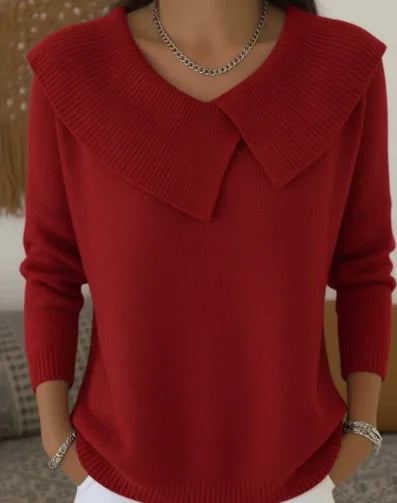 Versatile Knitted Pullover Sweater