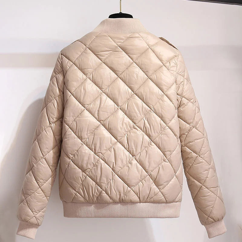 Chic Puff Short Cotton Parka Jacket