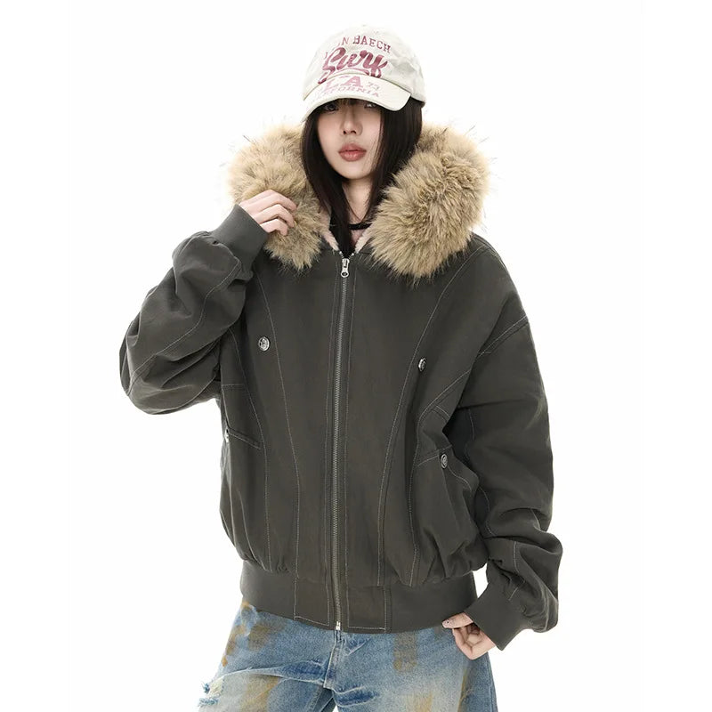 Women’s Winter Padded Hooded Cotton Jacket