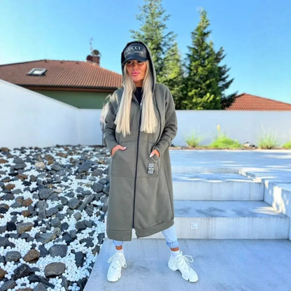 Women’s Casual Hooded Fleece Jacket