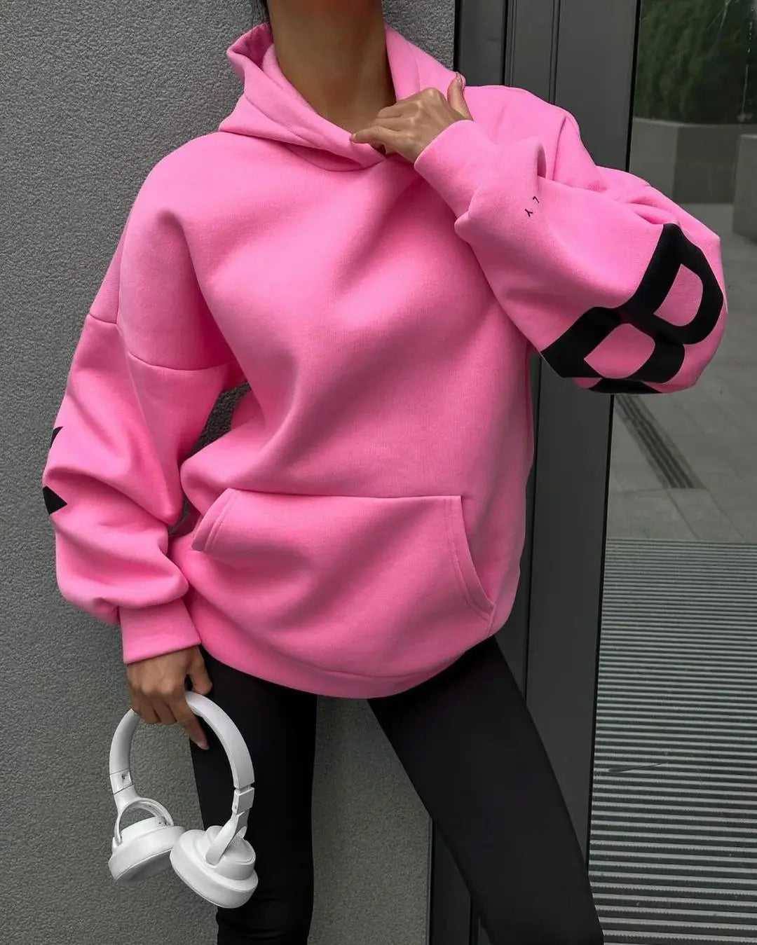 Women's Thickened Fleece Oversized Hoodie