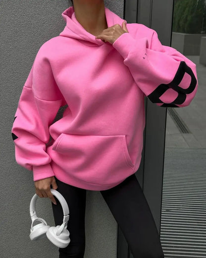 Women's Thickened Fleece Oversized Hoodie