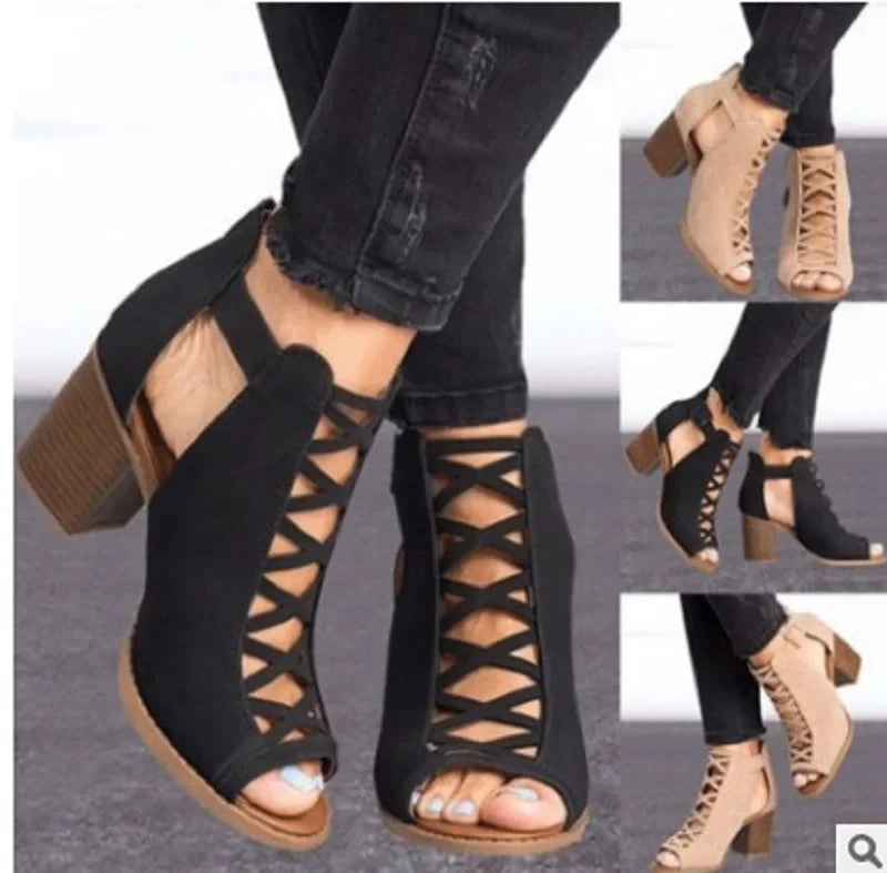 Roman Buckle Sandals