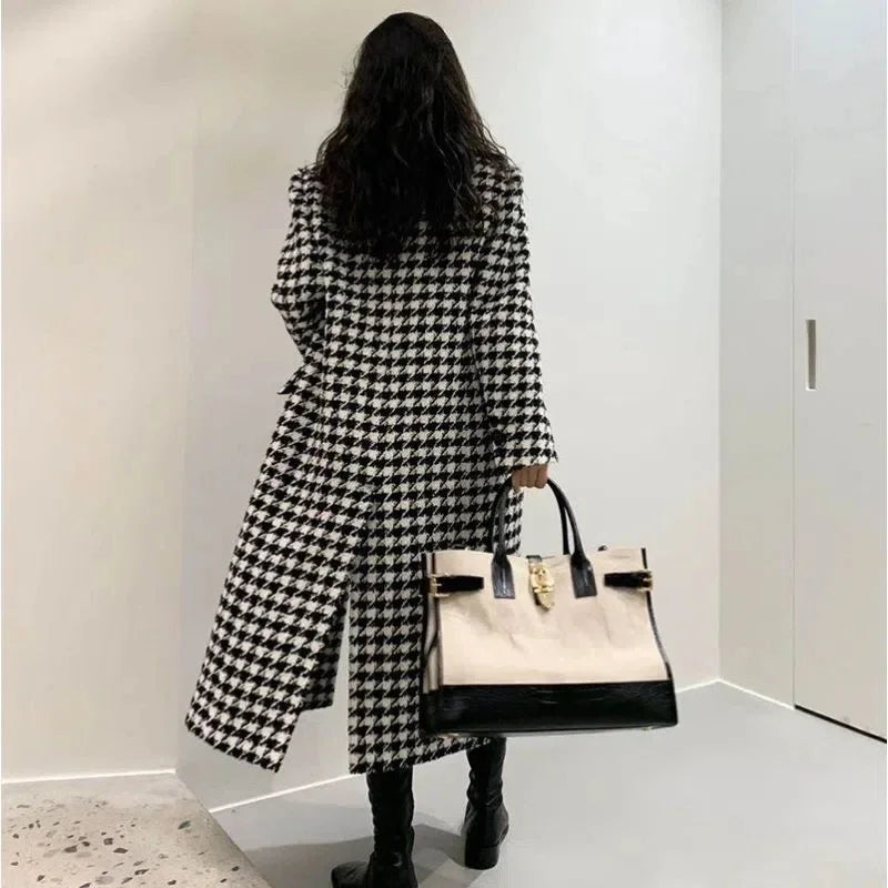 Heritage Check Woolen Overcoat