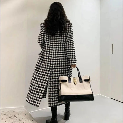 Heritage Check Woolen Overcoat
