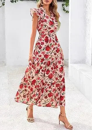 Printed Sleeveless Wide-Leg Jumpsuit