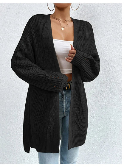 Luxe Ease Long Summer Knit Cardigan
