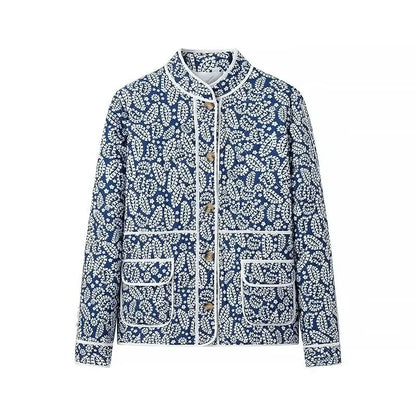 Canvas Charm Printed Patchwork Jacket