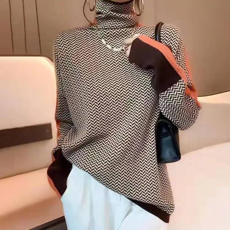 Elegant Slim Fit Turtleneck Sweater