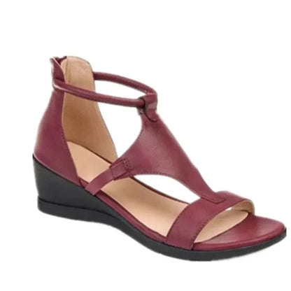 Retro Comfort Wedge Sandals