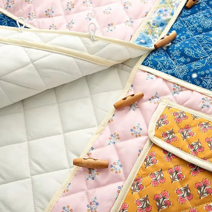 Blossom Muse Patchwork Cotton Jacket